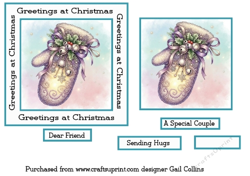 Cristmas glove 