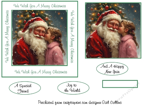 A kiss for Santa 