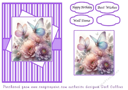 Lilac and Pink Flowers