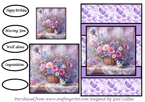 Basket of flowers