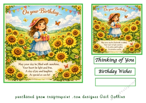 sunflower girl