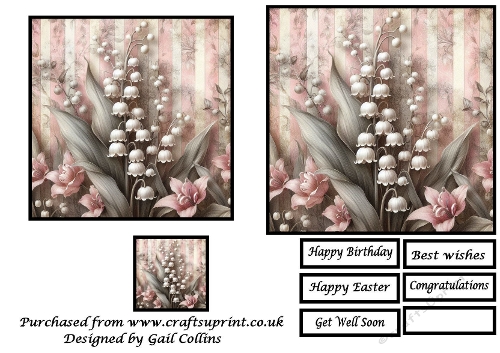 Lilly of the Valley pink tones