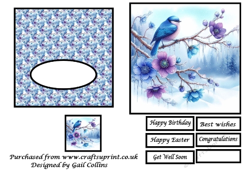 Shades of Blue and Lilac