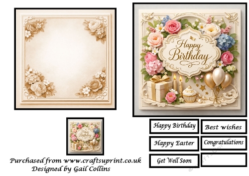 lovely birthday card 