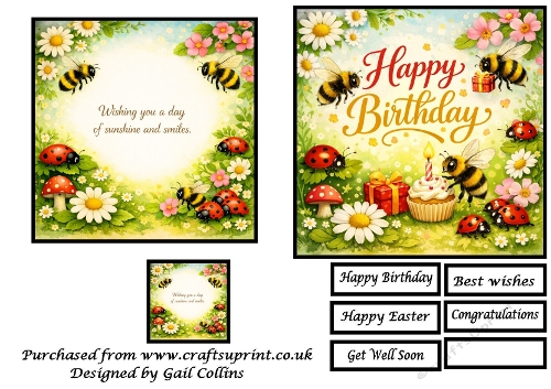 lady birds and bees
