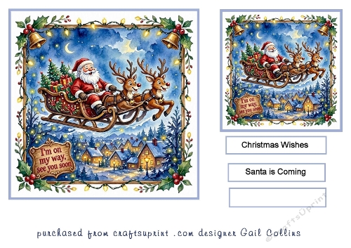 Santa is on his way