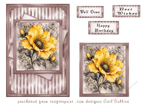 Golden flower
