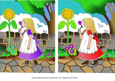 Girl in the Garden X2 2nd Copy