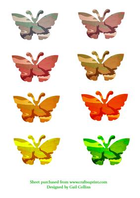 Camoflaged Butterflys