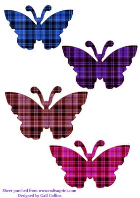 Tartan Butterflys