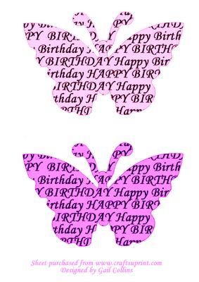 Birthday Butterflys