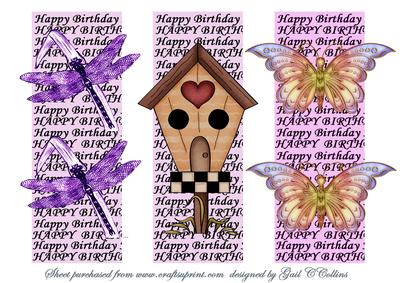 3 Birthday Toppers