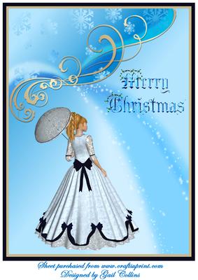 Christmas,shades of Blue