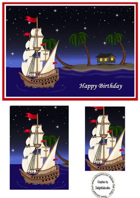 Galleon at Night