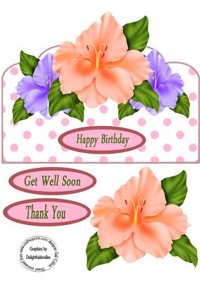 Floral Scalloped Edge Topper