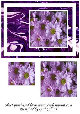 Shades of Purple Floral