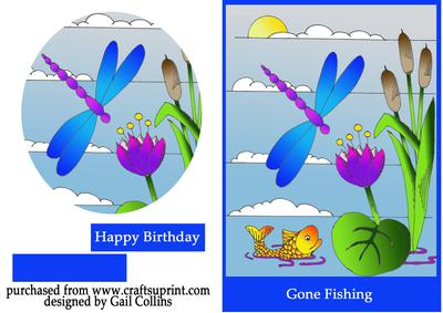 Gone Fishingon the Lily Pond