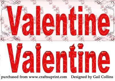 Large Dl Valentines Card