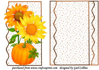 Sunflowers and Pumpkin