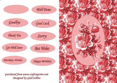 Vintage Roses Red