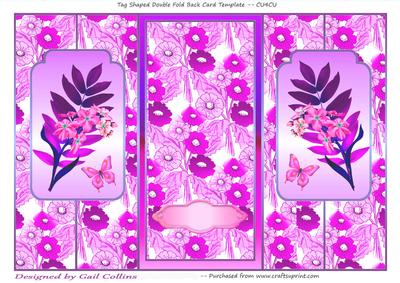 Floral Double Fold Back