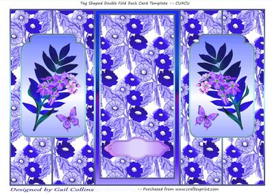 Floral Double Fold Back 2