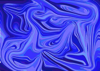 Chaos Sheet Blue Swirls