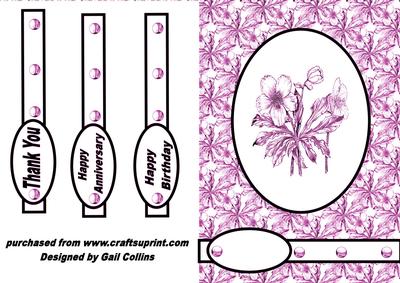 Vintage Flowers Lilac