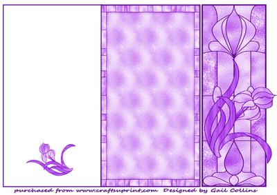 Floralcut and Fold Panel Card