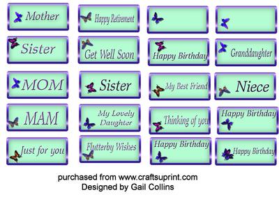 Ladies Sentiment Tags 2