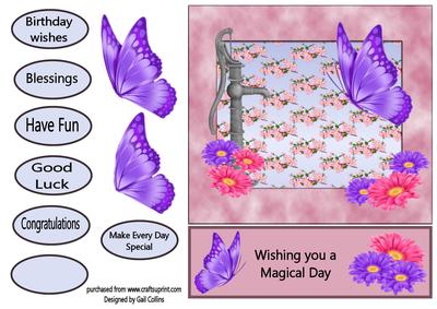 Magical Day Easel Card