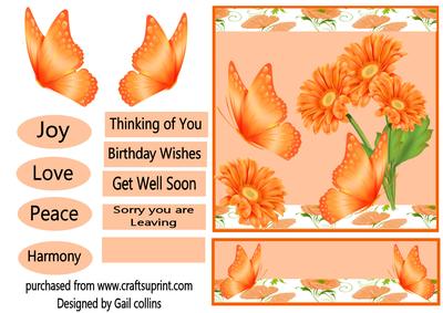 Citrus Flowers Easel