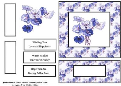 Poppies in Blue