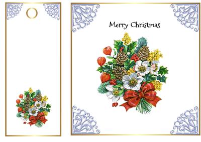 Christmas Vintage Flowers