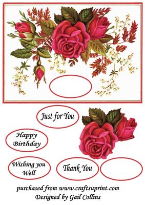 Vintage Rose Spray