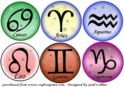 Zodiac Symbol Toppers No1