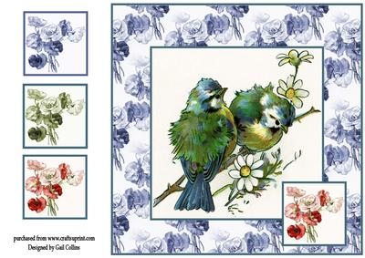 Birds and Poppies