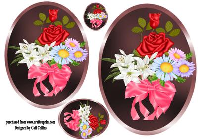Cameo Flower Topper 2