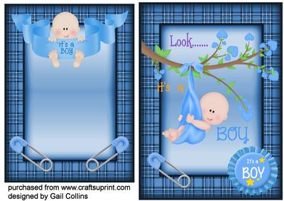 Baby Boy Tartan Frame