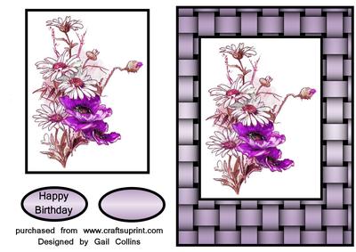 Vintage Flower on Weave