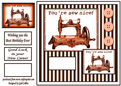 You're Sew Nice Sepia