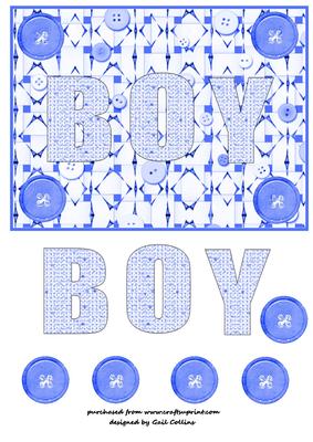 Baby Buttons Blue