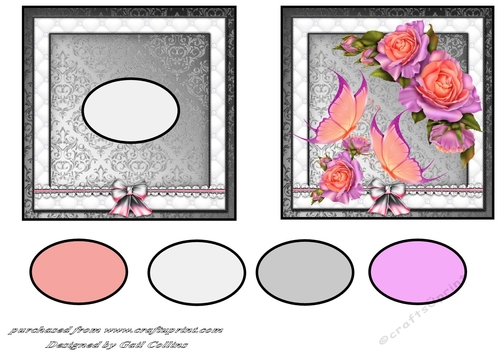 roses and butterflies 