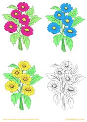Multi Flower Digistamps