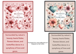 Hearts and flowers