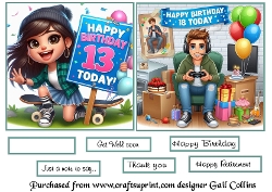 birthday 13 and 18
