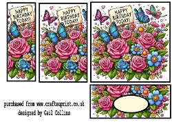 Butterflies and flowers