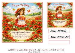 poppy field Birthday