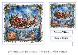 Santa is on his way