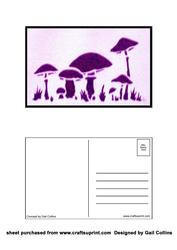 Mushroom Post Card